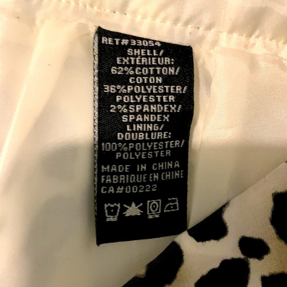 Jessica animal print tapered skirt NWOT Size 12, fully lined 🟢 - Picture 5 of 10